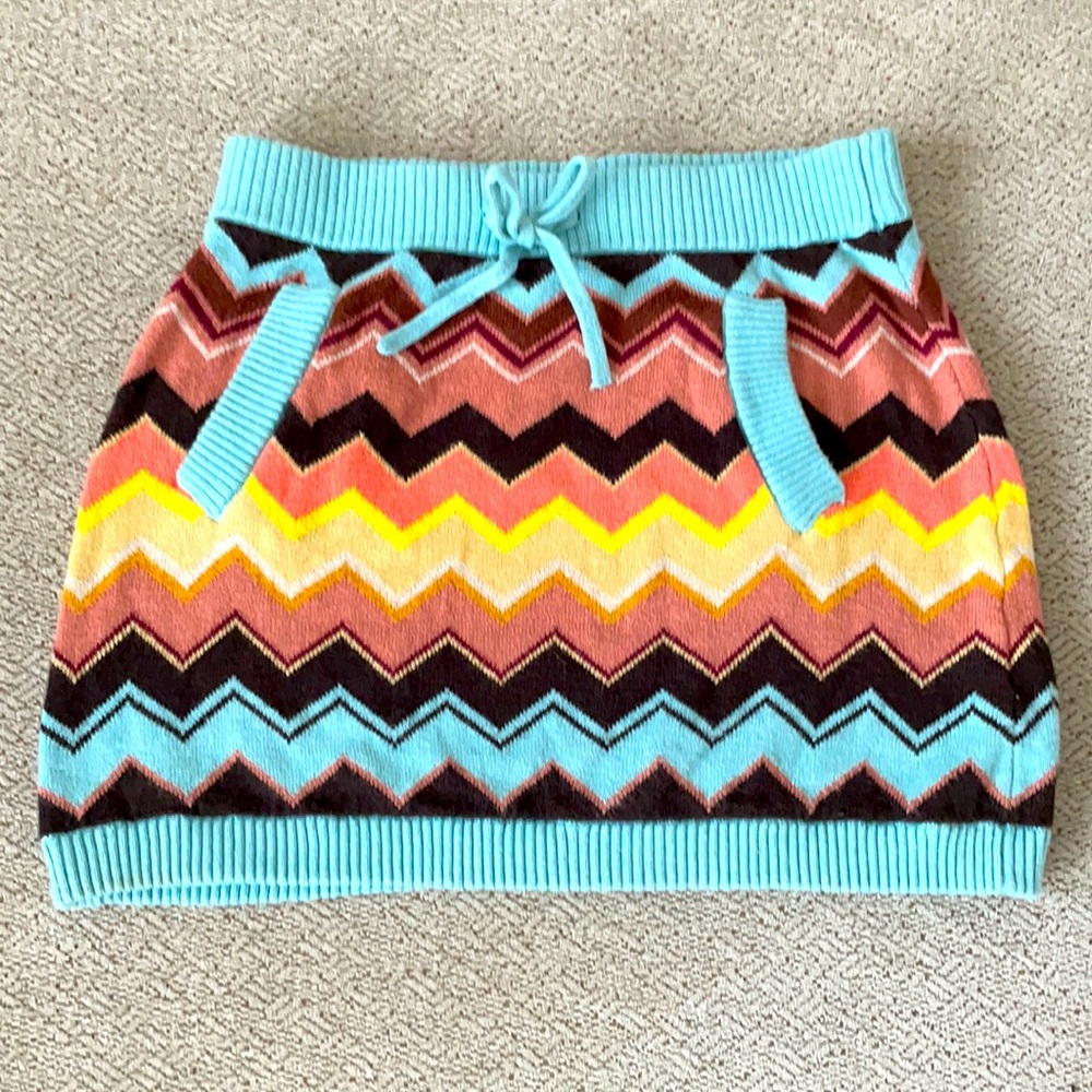 Girl’s Missoni Signature Print skirt